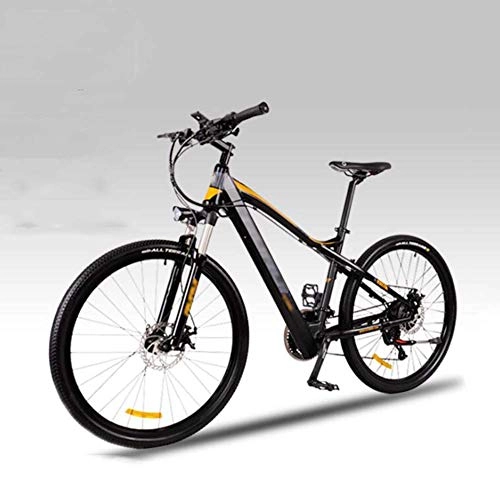 Electric Mountain Bike : FZYE 27.5inch Mountain Electric Bikes, LED instrument damping front fork Bicycle Adult Aluminum alloy Bike Sports Outdoor