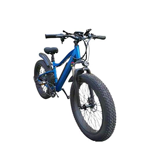 Electric Mountain Bike : FZYE Fat tire Electric Mountain Bicycle, 26 inch aluminum alloy Electric Bikes 21 speed Bike Sports Outdoor Cycling