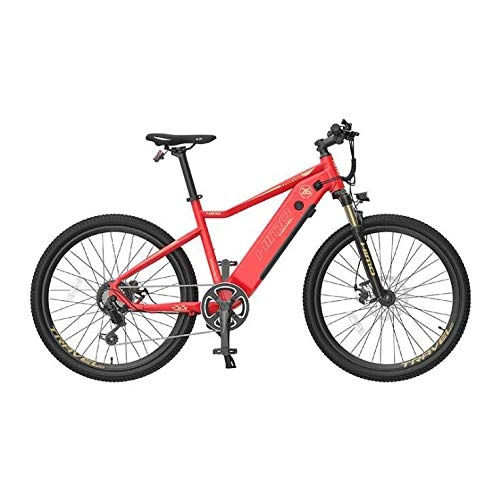 Electric Mountain Bike : GASLIKE 26 Inch Electric Mountain Bike for Adult with 48V 10Ah Lithium Ion Battery / 250W DC Motor, Shimano 7S Variable Speed System, Lightweight Aluminum Alloy Frame, Red