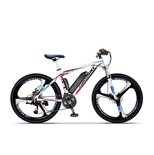 Electric Mountain Bike : GASLIKE Adult 26 Inch Electric Mountain Bike, 36V Lithium Battery, Aluminum Alloy Frame Offroad Electric Bicycle, 27 Speed, B, 35KM
