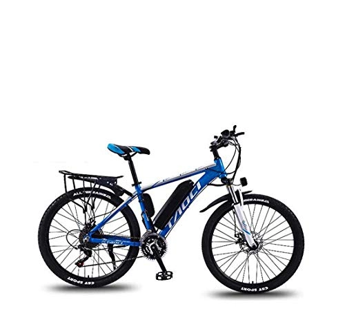 Electric Mountain Bike : GASLIKE Adult 26 Inch Electric Mountain Bikes, 36V Lithium Battery Aluminum Alloy Frame, Multi-Function LCD Display Electric Bicycle, 30 Speed, A, 13AH