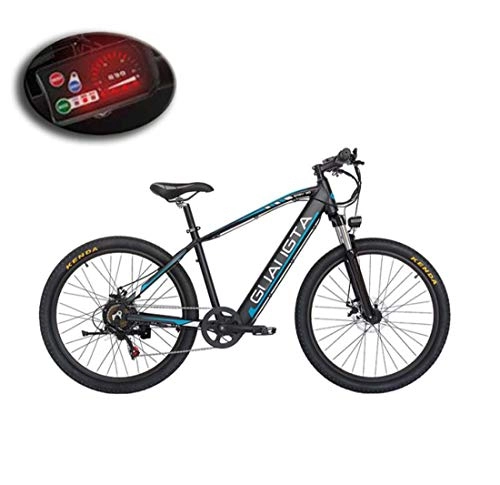 Electric Mountain Bike : GASLIKE Adult 27.5 Inch Electric Mountain Bike, 48V Lithium Battery, Aviation High-Strength Aluminum Alloy Offroad Electric Bicycle, 7 Speed, B, 60KM