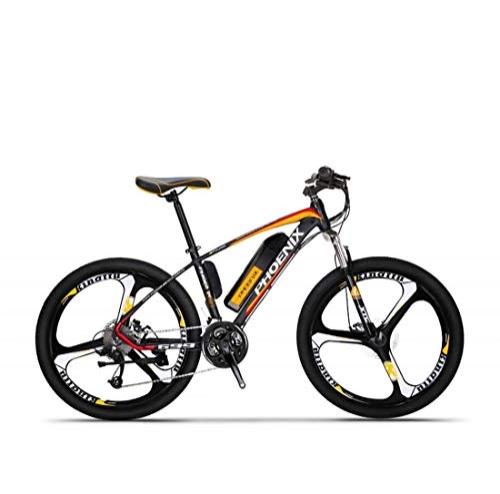 Electric Mountain Bike : GASLIKE Adult Electric Mountain Bike, 36V Lithium Battery, High-Strength Steel Frame Offroad Electric Bicycle, 27 Speed 26 Inch Wheels, B1