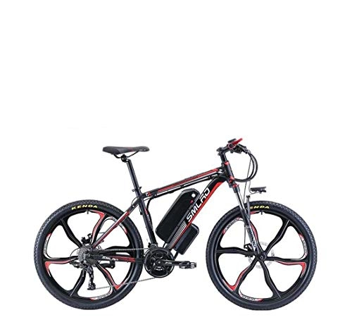 Electric Mountain Bike : GASLIKE Adult Mountain Electric Bikes, 500W 48V13-16AH Lithium Battery, 27 speed Aluminum alloy Electric Bicycle, A, 13AH