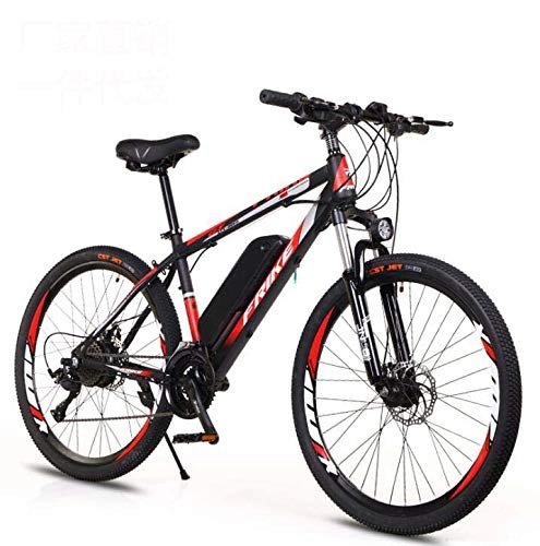 Electric Mountain Bike : GASLIKE Electric Mountain Bike for Adults, 26 Inch Electric Bike Bicycle with Removable 36V 8AH / 10 AH Lithium-Ion Battery, 21 / 27 Speed Shifter, A, 21 speed 36V8Ah