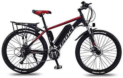 Electric Mountain Bike : GMZTT Unisex Bicycle Adult 26 Inch Electric Mountain Bikes, 36V Lithium Battery Aluminum Alloy Frame, Multi-Function LCD Display Electric Bicycle, 30 Speed (Color : C, Size : 8AH)