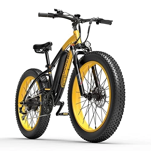 Electric Mountain Bike : GOGOBEST Fat Tire Electric Bike GF600, 48V 13AH 26" Electric Mountain Bike Dirt Ebike for Adults Shimano 7-Speed 3 Riding Modes