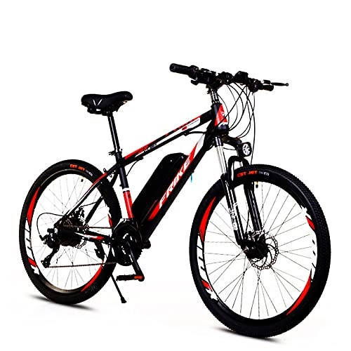 Electric Mountain Bike : Greenhouses Electric Bike，e Bike，lithium Battery，21 Speed，36v，bike Electric，Stable And Stylish Red Electric Bike，Three Riding Modes To Enjoy Riding Time, eBike
