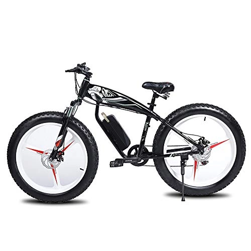 Electric Mountain Bike : GUI-Mask SDZXCElectric bicycle adult lithium battery 26 inch aluminum alloy electric mountain off-road speed bicycle intelligent electric car electric bicycle