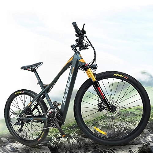 Electric Mountain Bike : H&G Electric Bikes for Adult, 27.5in e-Bike 240W 48V10A Battery Electric Mountain Bike, Electric Bike 27 Speed Lnvisible Lithium Battery, Non-Slip Wear-Resistant Tire Suitable