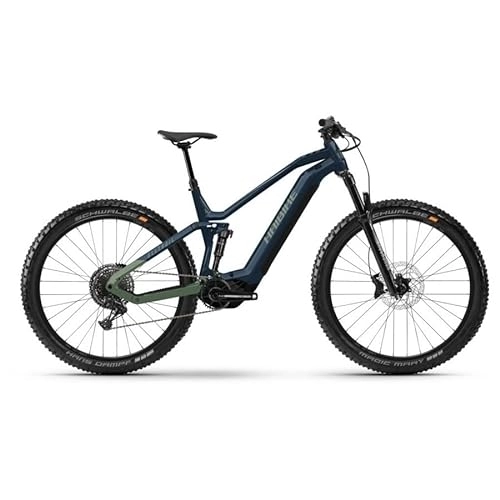 Electric Mountain Bike : HAIBIKE AllTrail 9 29" 140mm 12v 720Wh Yamaha PW-X3 Blue Size M 2023 (eMTB All Mountain)