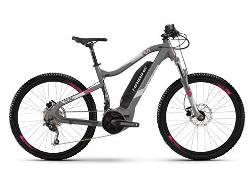 Electric Mountain Bike : HAIBIKE Sduro Hardseven Life 3.0 Yamaha 500Wh 20v Grey Size 44 2019 (eMTB Hardtail)