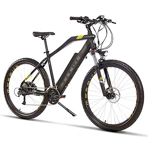 Electric Mountain Bike : HAOYF Electric Bikes for Adult & Teens, Magnesium Alloy Ebikes Bicycles All Terrain, 27.5" 48V 400W 13Ah Removable Lithium-Ion Battery Mountain Ebike for Mens
