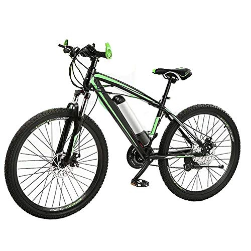 Electric Mountain Bike : Heatile Electric Bicycle Aluminum alloy frame Power cycling 60KM 36V 10AH lithium battery Removable battery Smart Meter Suitable for work fitness cycling outing