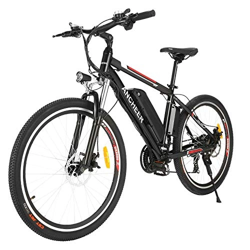 Electric Mountain Bike : HEWEI Electric bike e-bike city bike adult bike with 250 W motor 36V 8AH 12.5 AH Removable lithium battery Shimano 21-speed gear lever for commuters