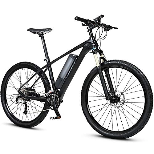 Electric Mountain Bike : HHHKKK Electric Bikes for Adult Full Carbon Fiber, Alloy Ebikes Bicycles All Terrain, 27.5" 36V 240W 10.5Ah Lithium-Ion Battery, Charging Time 2.5H-3.5H The Cruising Range is About 230km