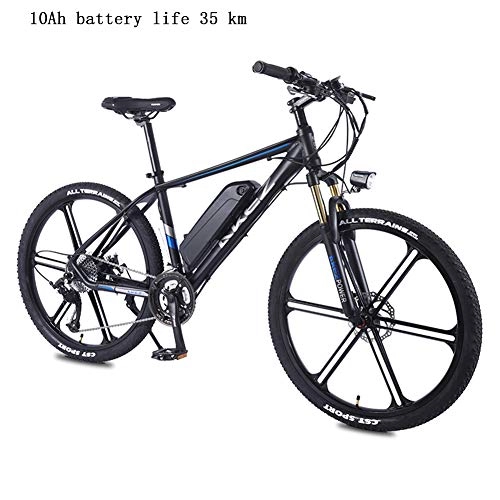 Electric Mountain Bike : HJCC Electric Bicycle Mountain Bike, 10AH, 36V Lithium-Ion Battery, 26 Inches, Adult Variable Speed Power-Assisted Bicycle