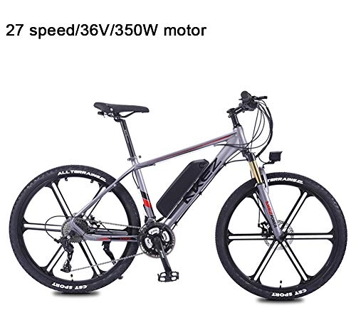 Electric Mountain Bike : HJCC Electric Mountain Bike 26 Inches, with Removable Large-Capacity Lithium-Ion Battery (36V 350W), Three Working Modes
