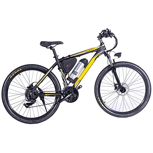 Electric Mountain Bike : HJHJ Electric mountain bike, 26 inch aluminum alloy city frame (36V 250W) detachable lithium battery 7-speed electric bicycle mechanical disc brake
