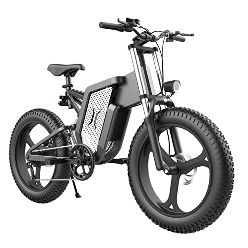 Electric Mountain Bike : HMEI EBike 400W Motor Electric Mountain Bicycle for Adults 20 inch Tire Bike with 48V 25AH Removable Lithium Battery Ebike 7 Speed Gears Max Load 264lbs