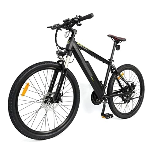 Electric Mountain Bike : HMEI Electric Bike for Adults 500W Motor Electric Mountain Bike 27.5" Tire 35km / H 48V Removable Lithium Battery Electric Bike (Color : Black)