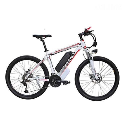 Electric Mountain Bike : HSART 26'' Electric Mountain Bike 350W Commute E-Bike with removeable 48V Lithium-Ion Battery 21 Speed gear Three Working Modes