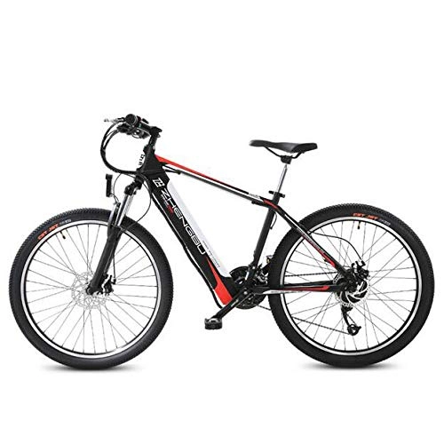 Electric Mountain Bike : HSART 26" Electric Mountain Bikes for Adult, All Terrain Ebikes E-MTB Magnesium Alloy 400W 48V Removable Lithium-Ion Battery 27 Speeds Bicycle for Men Women
