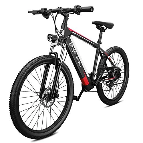Electric Mountain Bike : HSART 26 Inch Electric Mountain Bike Ebikes 400W 48V Removable Lithium-Ion Battery 27-Speed E-MTB for Adults Men Women Outdoor Riding
