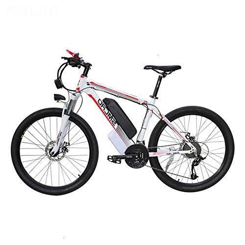 Electric Mountain Bike : HSART 350W Electric Mountain Bike 26'' Tire 48V Removable Large Capacity Lithium-Ion Battery, E-Bike 21 Speeds Gear Disc Brakes