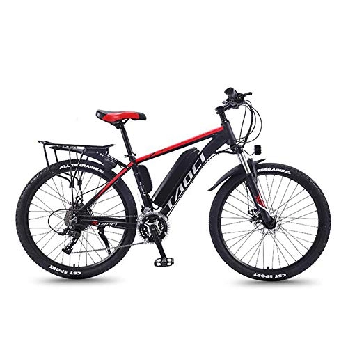 Electric Mountain Bike : HSART Electric Mountain Bike 26" 30 Speed Ebikes for Adults, 350W 13Ah Large Capacity Lithium-Ion Battery Commute E-Bicycle MTB for Men