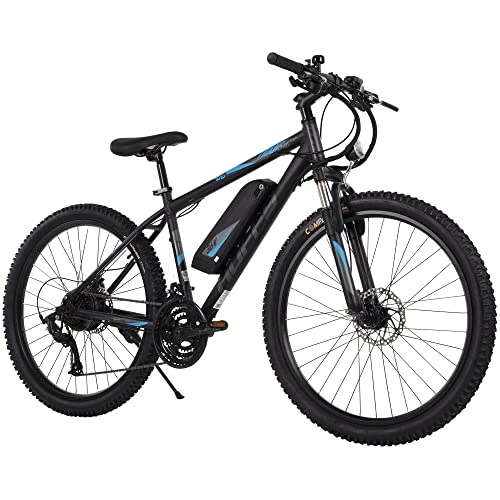 Electric Mountain Bike : Huffy Electric Mountain Bike E4880WP Ebike | 26 Inch Wheels, 21-Speed Shimano Gears, 36v 250W Motor, Removable Lithium-Ion Battery | Perfect for Commuting and Trail Riding