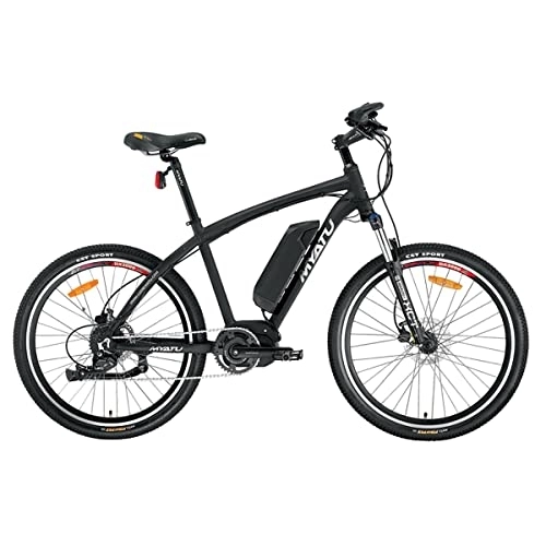 Electric Mountain Bike : Irypulse Men Electric Bike 26” Adult Mountain Bike Urban E-Bike Electric MTB Mountainbike 36V 10Ah With Removable Battery Lithium LCD Hydraulic Display Brakes(White)