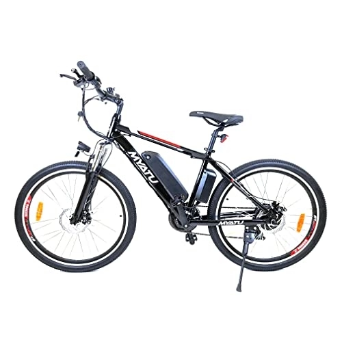 Electric Mountain Bike : Irypulse Men Electric Bike 26” Adult Mountain Bike Urban E-Bike Electric MTB Mountainbike 36V 10Ah With Removable Lithium Battery LCD Brakes Display Hydraulic(Black)