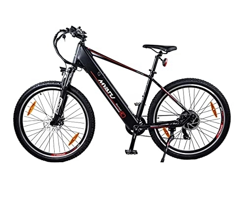 Electric Mountain Bike : Irypulse Men Electric Bike 28” Adult Mountain Bike Urban E-Bike Electric MTB Mountainbike 36V 10Ah With Removable Lithium Battery LCD Display Brakes Hydraulic(Black)