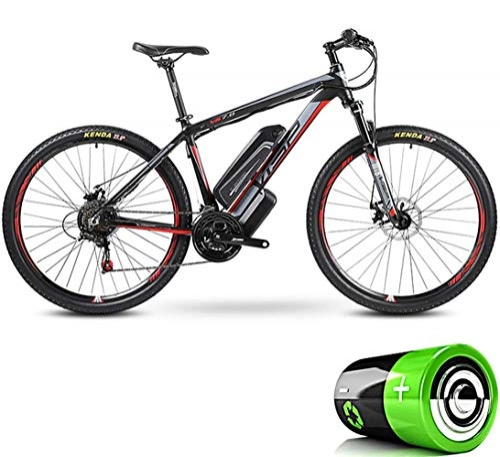 Electric Mountain Bike : JXH Mountain Bike, Adult Electric Bicycle Detachable Lithium Ion Battery (36V10ah) Snow Cruiser Road Motorcycle 24 Speed 5 Speed Assist System, 27.5 * 17Inch, 27.5 * 15.5in