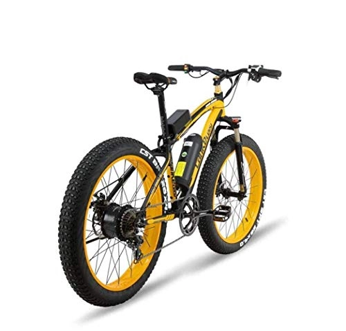 Electric Mountain Bike : KPLM Electric Folding Bicycle Adult Power Electric Mountain Bike 26 inch Lithium Battery Folding Road Bicycle