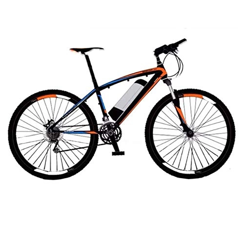 Electric Mountain Bike : Lamyanran Fast Electric Bikes for Adults High Carbon Steel Ebikes Bicycles All Terrain Removable Lithium-Ion Battery Mountain Ebike for Outdoor Cycling Travel Work Out and Commuting