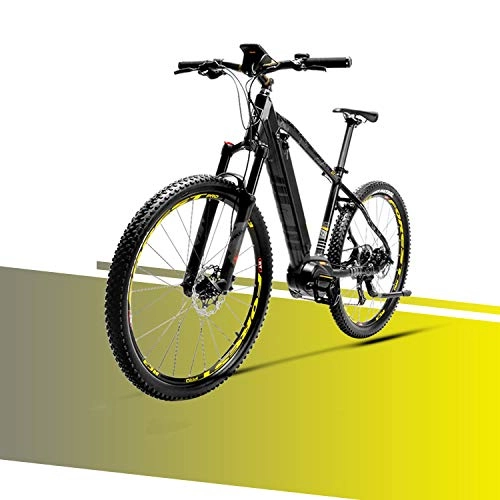 Electric Mountain Bike : LANKELEISI GT800 City Adult Electric Bike and Assisted Bike 350W 48V Snow Bike 26 Inch Bike with Bafang Center Motor
