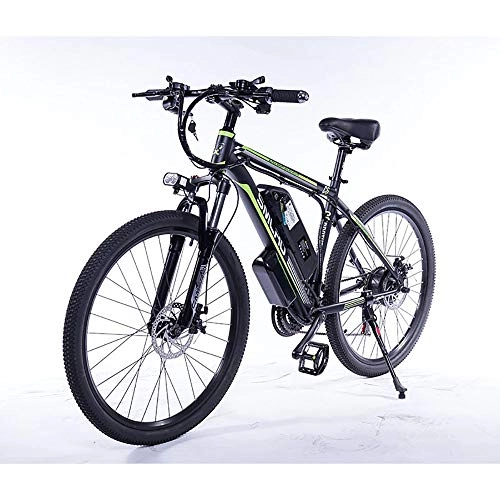 Electric Mountain Bike : LCPP 26'' Electric Mountain Bike Male Female Adult 36V8AH Lithium Battery / 250W Motor / 27 Speed Integrated Wheel 500W Lithium Mountain Bike CE Certification