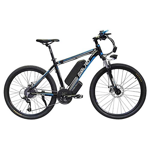 Electric Mountain Bike : LCPP Lithium Electric Mountain Bike 26" Adult 500W Electric Mountain Bike CE Certification 48V13AH / Rear Drive 500W High Speed Brushless Toothed