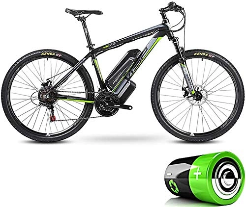 Electric Mountain Bike : LEFJDNGB Electric Road Bike Adult Hybrid Mountain Bike Detachable Battery (36V10Ah) 5 Speed Assist System Lock Front Fork Shock Absorption 35KM / H (Size : 27.5 * 17inch)