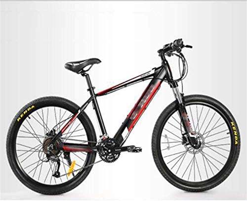 Electric Mountain Bike : Leifeng Tower High-speed Electric Bikes Bicycle 26 Inch Tires, Variable Speed Mountain Bikes 27 Speed Suspension Fork Bike Outdoor Cycling (Color : Black)