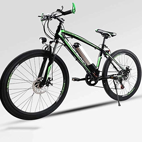 Electric Mountain Bike : LLLKKK Electric Bike, 26" Mountain Bike for Adult, All Terrain Bicycles, 30Km / H Safe Speed 100Km Endurance Detachable Lithium Ion Battery, Smart Ebike