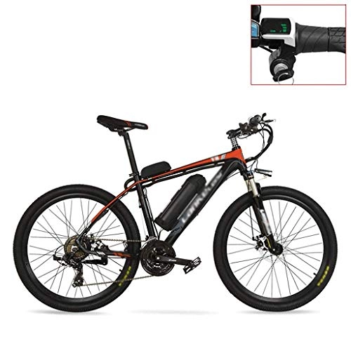 Electric Mountain Bike : LUO Electric Bike 48V 240W Strong Pedal Assist Electric Bike, High Quality &Amp; Fashion MTB Electric Mountain Bike, Adopt Suspension Fork, 36V / 10.4Ah