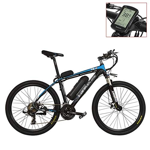 Electric Mountain Bike : LUO Electric Bike 48V 240W Strong Pedal Assist Electric Bike, High Quality &Amp; Fashion MTB Electric Mountain Bike, Adopt Suspension Fork, 48V / 10.4Ah