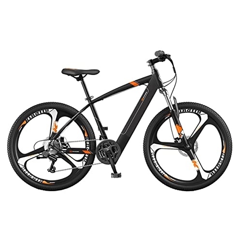 Electric Mountain Bike : LWL Electric Bike for Adults 250W Motor 26 Inch Tire Electric Mountain Bicycle 21 Speed 36V 13Ah Removable Lithium Battery E-Bike (Color : Black, Number of speeds : 21)