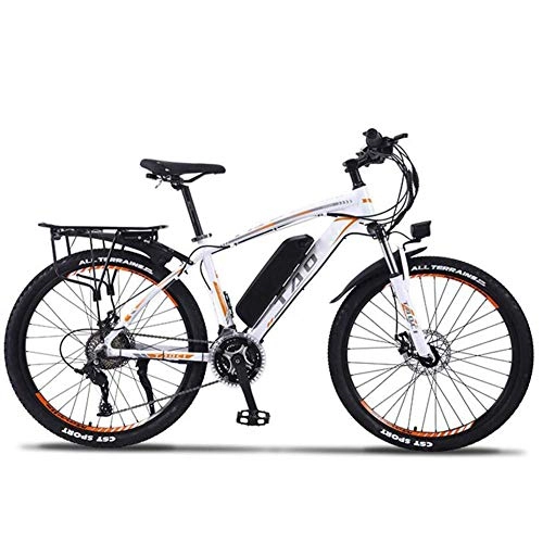 Electric Mountain Bike : LZMXMYS electric bike26 in Electric Bikes for Adults 350W Aluminum Alloy Mountain E- Bikes with 36V13ah Lithium Battery and Controller, Double Disc Brake 27 Speed Bicycle Boost Endurance 90Km