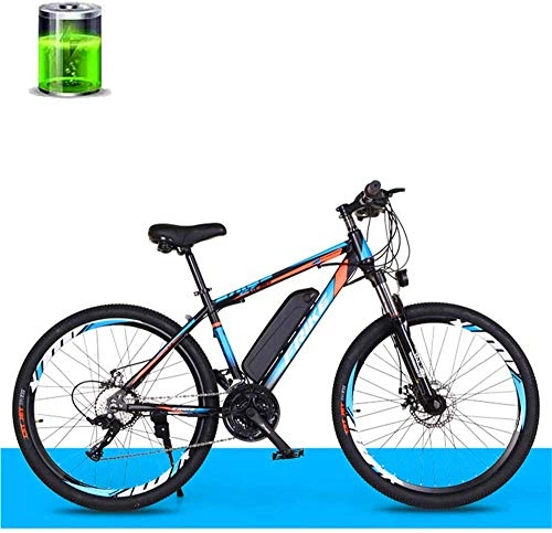Electric Mountain Bike : min min Bike, Electric Bicycle, 26 Inch Electric Mountain Bike Adult Variable Speed Off-Road 36V250W Motor / 10AH Lithium Battery 50Km, 27-Speed City Bike