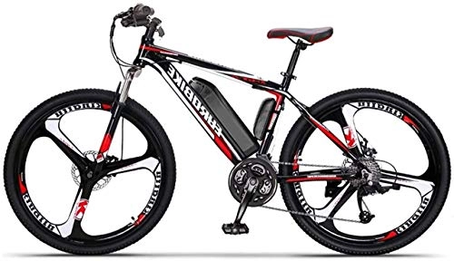 Electric Mountain Bike : min min Bike, Electric City Bike for Men, Removable 36V 10AH / 14AH Lithium-Ion Battery Pack Integrated, 27-Level Shift Assisted, 110-130Km Driving Range, Dual Disc Brakes Electric Bicycle