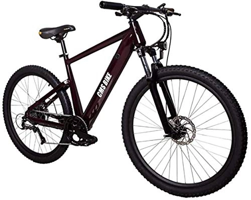 Electric Mountain Bike : Mountain Bike 250W Variable Speed Electric Bicycle 36V10.4A Detachable Lithium Batterydouble Disc Brake Travel City Aluminum Alloy Bicycle
